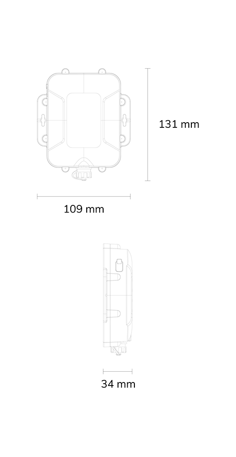 MG5 실외 모바일 게이트웨이 크기 치수