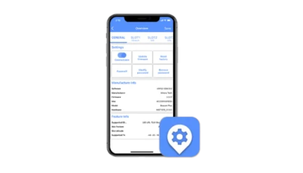 Настройка на приложение Minew Beaconset Plus