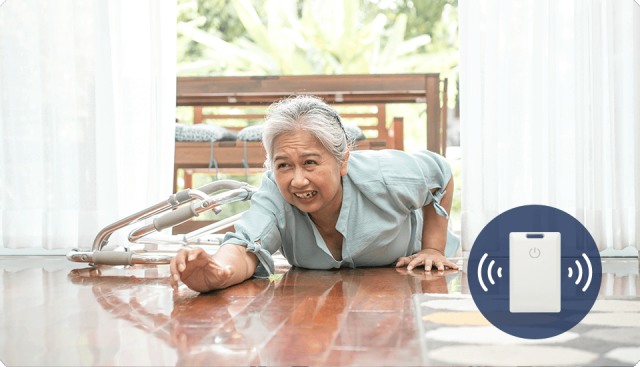 Press for help when emergency