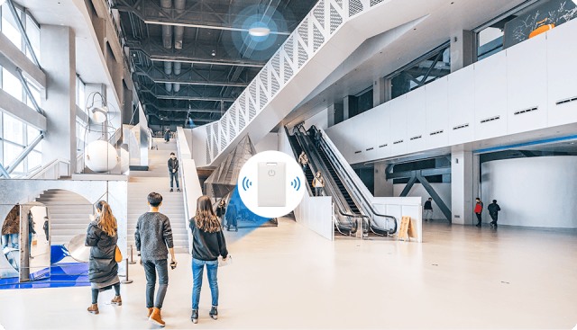 Up to 100m advertising distance