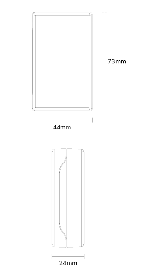 i10 Indoor Location Beacon Specifications dimensions