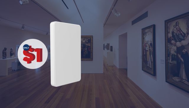i6 Disposable Tag in museums and exhibitions