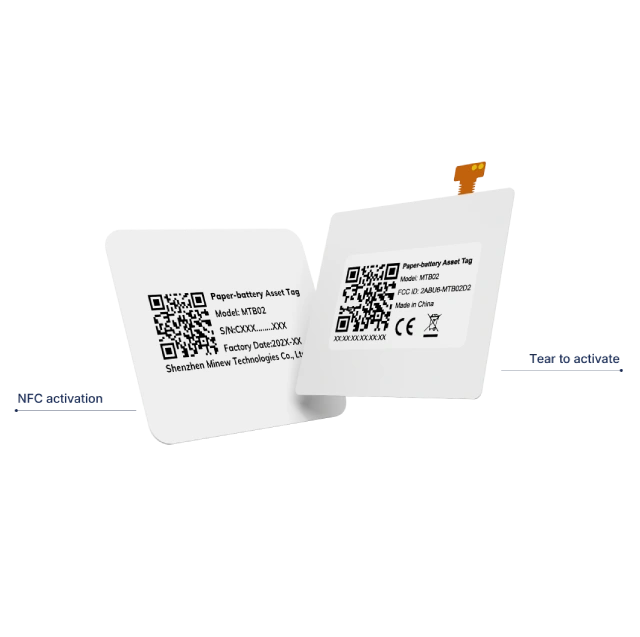 MTB02 Paper battery Asset Tag product image