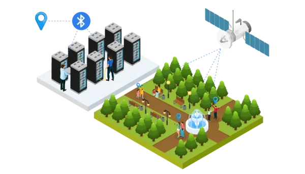 GNSS and Bluetooth positioning
