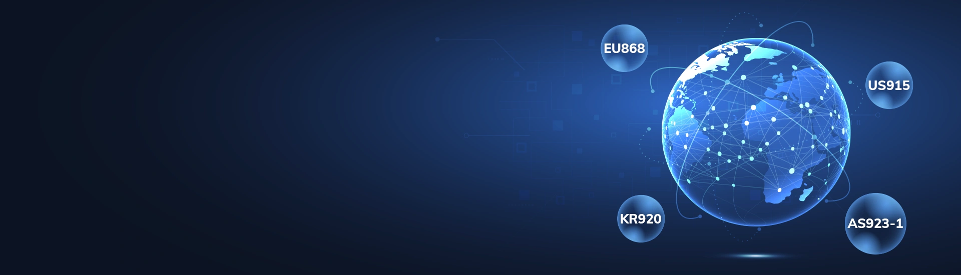 Global LoRa Frequency Supported