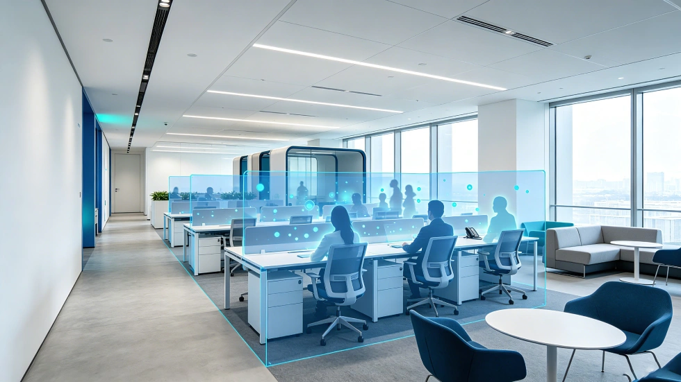 Smart office with anonymous occupancy detection visualization