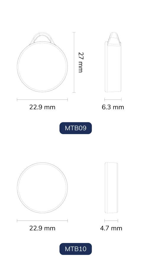 MTB09&MTB10 Specification dimensions