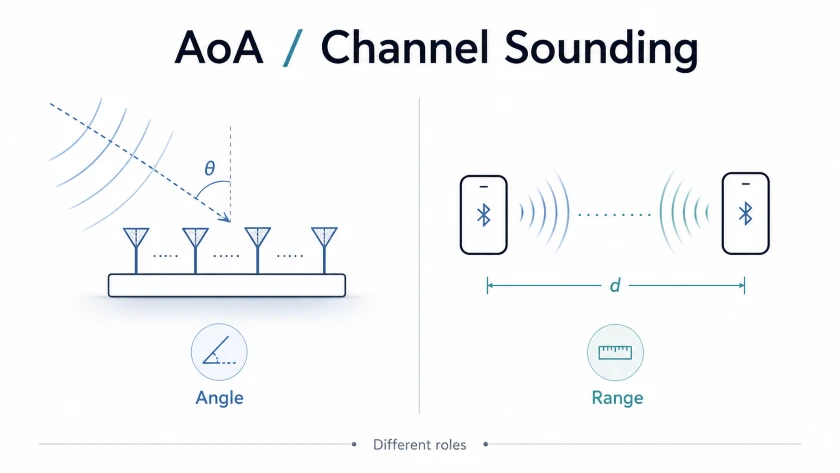 How AoA and Channel Sounding Differ