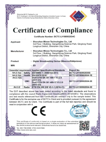 Certificate of Compliance