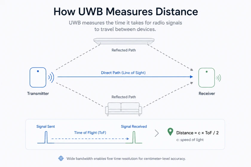 How UWB Measures Distance