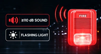 LSN01 LoRaWAN® Audible and Visual Alarm: The On-Site Alert Endpoint for Monitoring Systems.