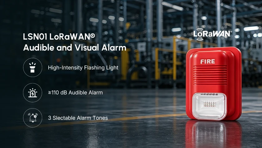Minew Launches LSN01 LoRaWAN Audible and Visual Alarm