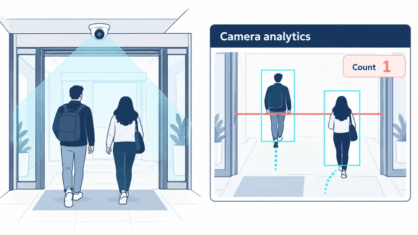 Cameras turn images into counts with software