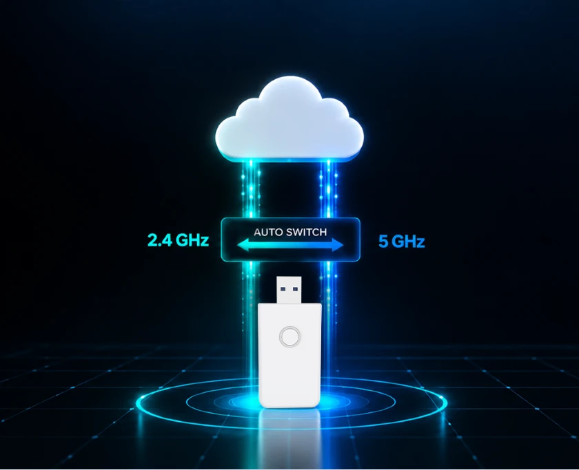 MG11 Dual Band WiFi Nova Gateway supports 2.4 GHz and 5 GHz
