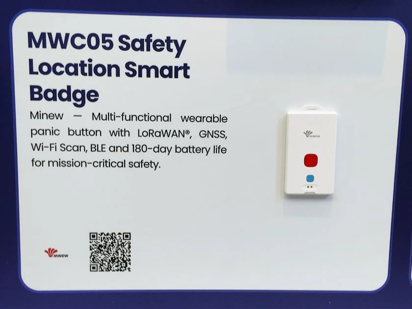 MWC05 Safety Location Smart Badge in TTC 2026