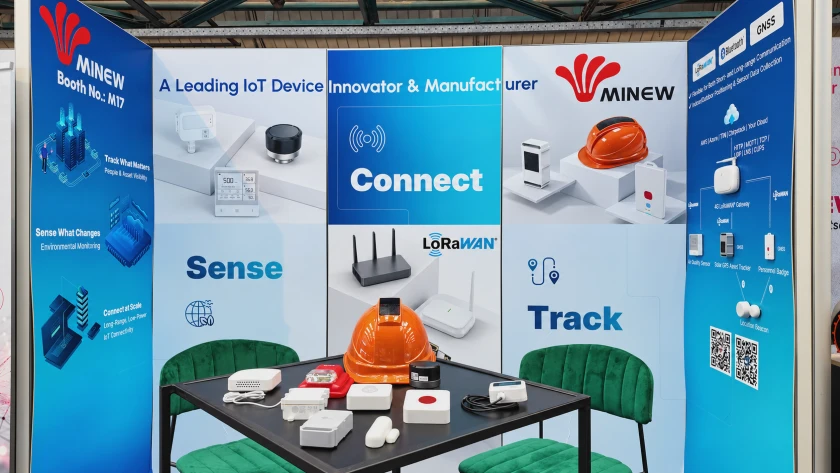 Minew Booth in TTC 2026