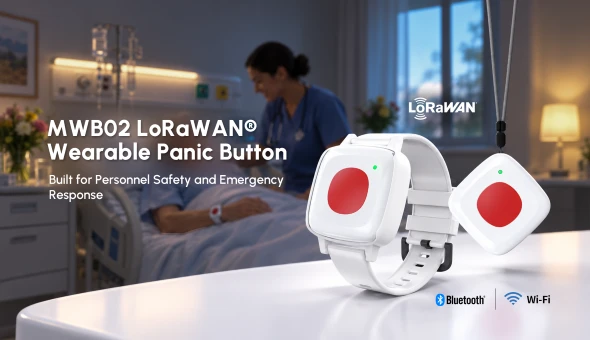 Minew Launches MWB02 LoRaWAN Wearable Panic Button for Connected Safety