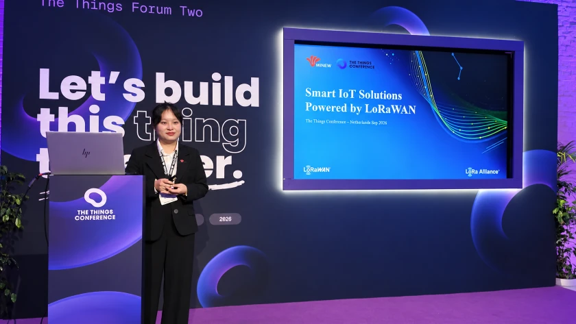 Minew’s Justina Chen speech in TTC 2026