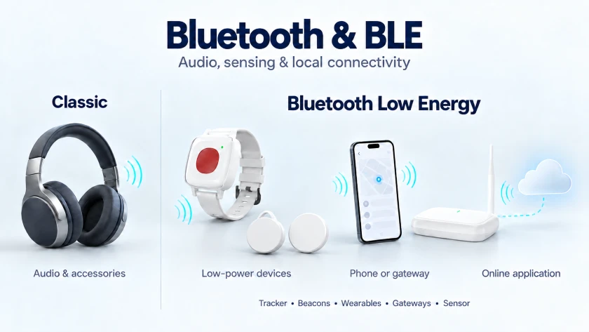 Wireless Technologies for IoT of bluetooth